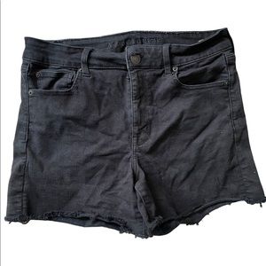 American Eagle Black Denim Shorts